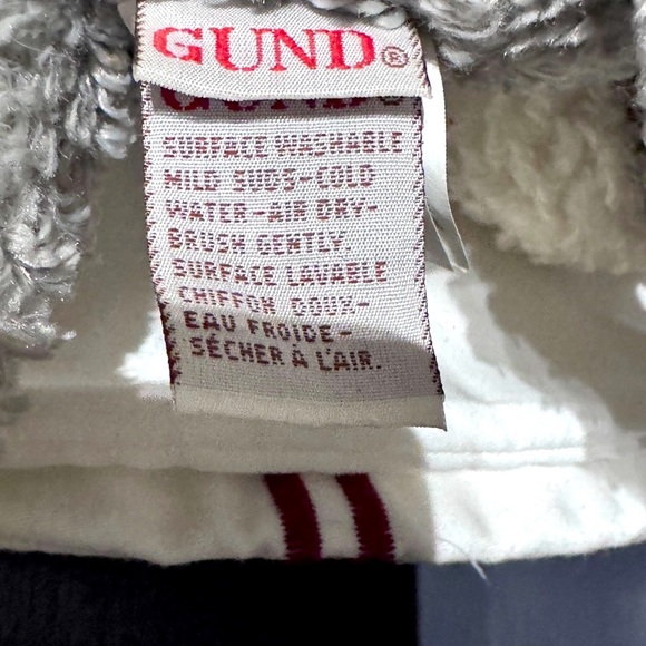 🐾 Vintage Rare 1990's GUND Bootsie the Cat (Gray and White Plush Toy) 🐾 - Picture 12 of 16